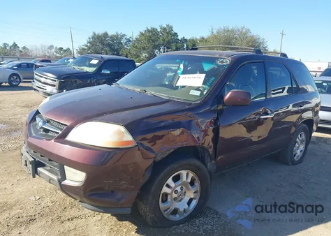 2001 Acura Mdx z USA, uszkodzony, nr VIN 2HNYD18201H539650